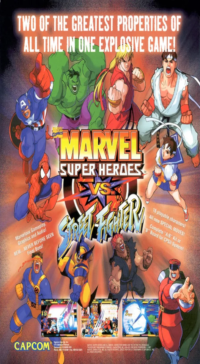 Marvel Super Heroes vs Street Fighter